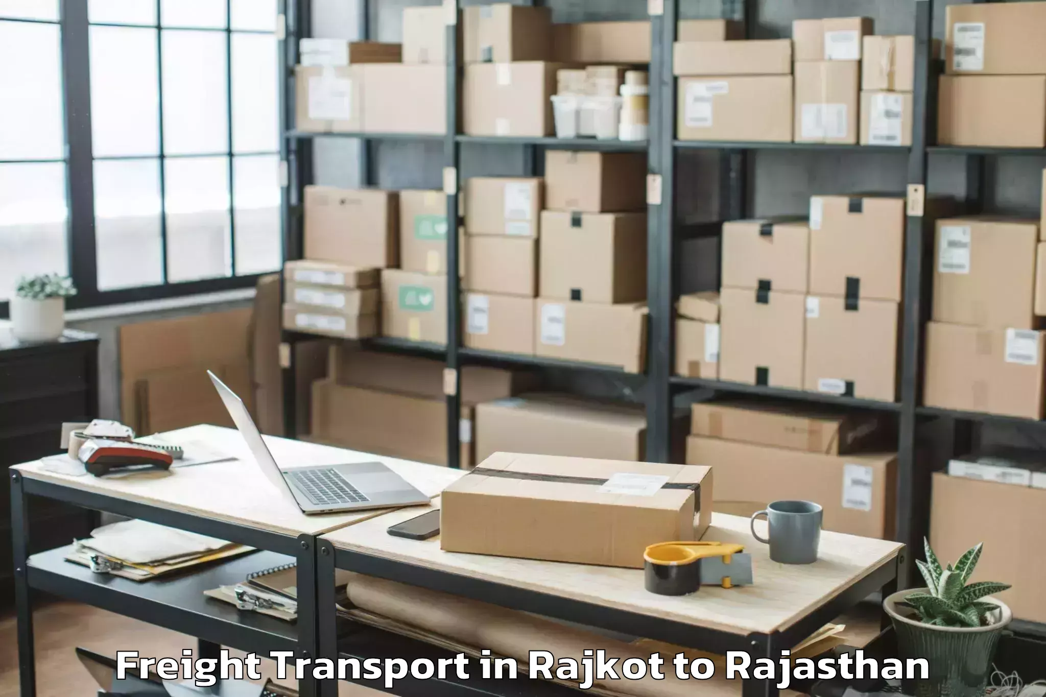 Leading Rajkot to Malpura Freight Transport Provider